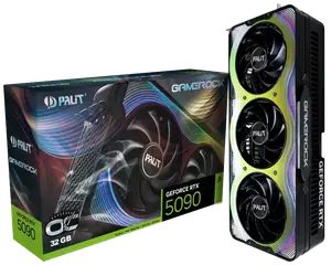 Відеокарта Palit GeForce RTX 5090 GameRock OC (NE75090S19R5-GB2020G) Відеокарта Palit GeForce RTX 5090 GameRock OC (NE75090S19R5-GB2020G)